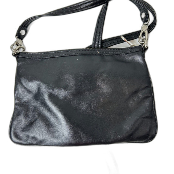 Marc By Marc Jacobs Percy Black Leather Totally Turnlock Shoulder Crossbody Bag - Picture 3 of 14